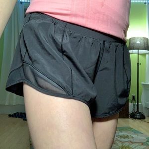 Black lululemon shorts